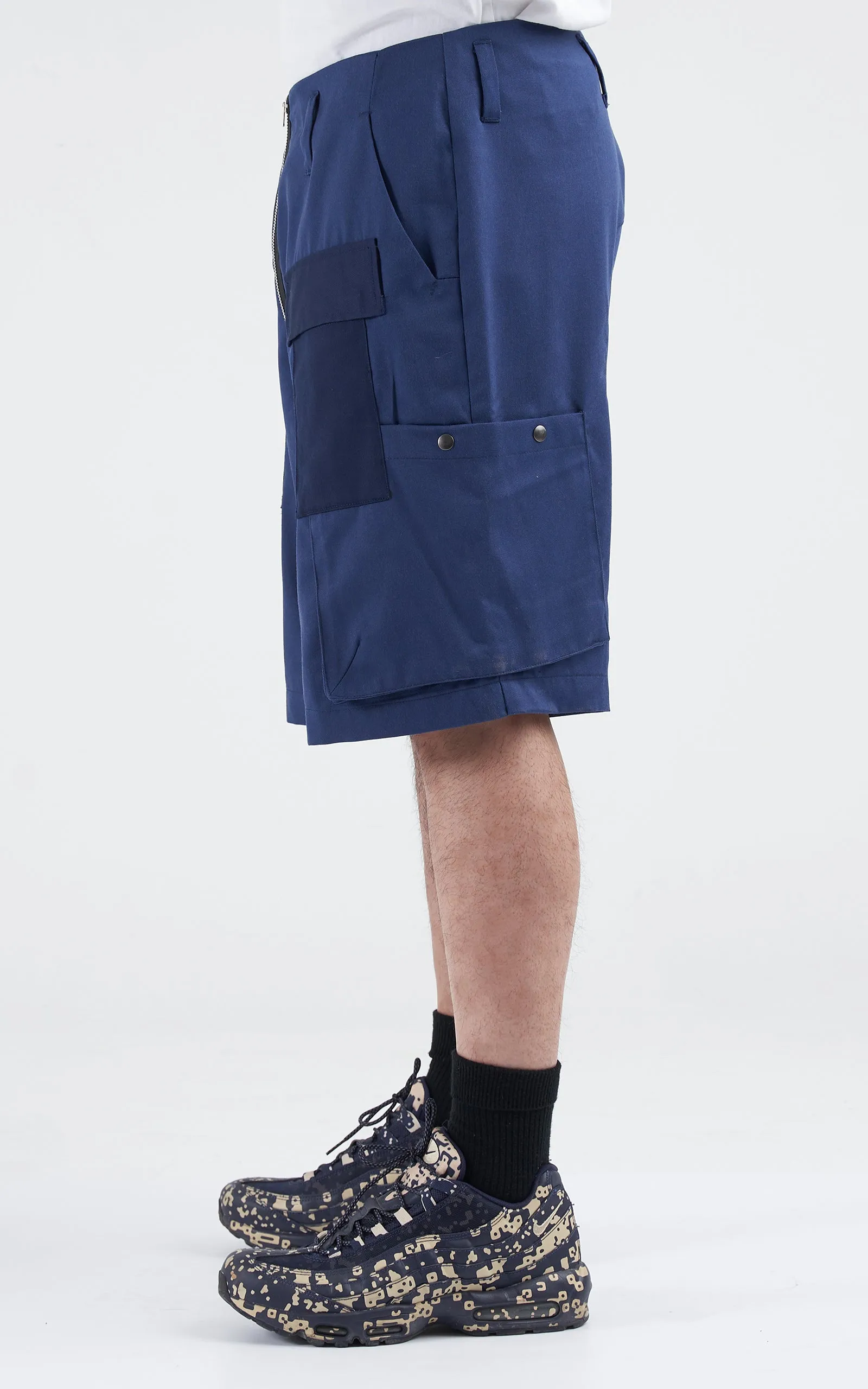 1. "PARELLEL" Cargo Shorts - BLUE