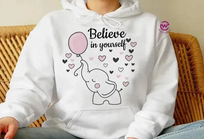 Adult Hoodies - Elephant