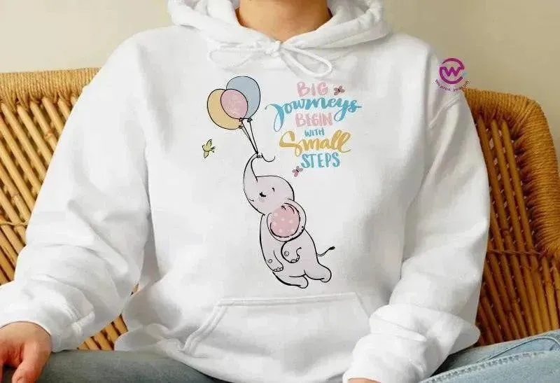 Adult Hoodies - Elephant