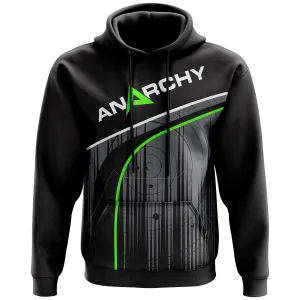 Anarchy Fleece Hoodie - Black/Green