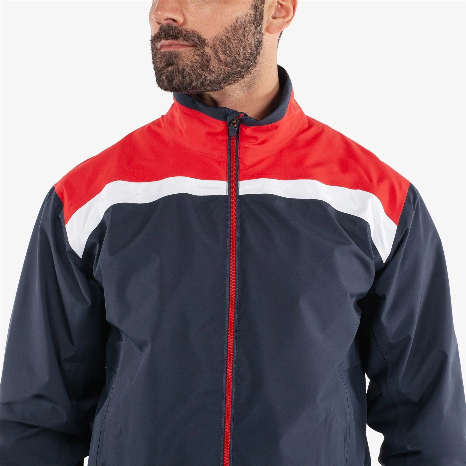 Anton GORE-TEX Waterproof Jacket Navy/Red - 2024