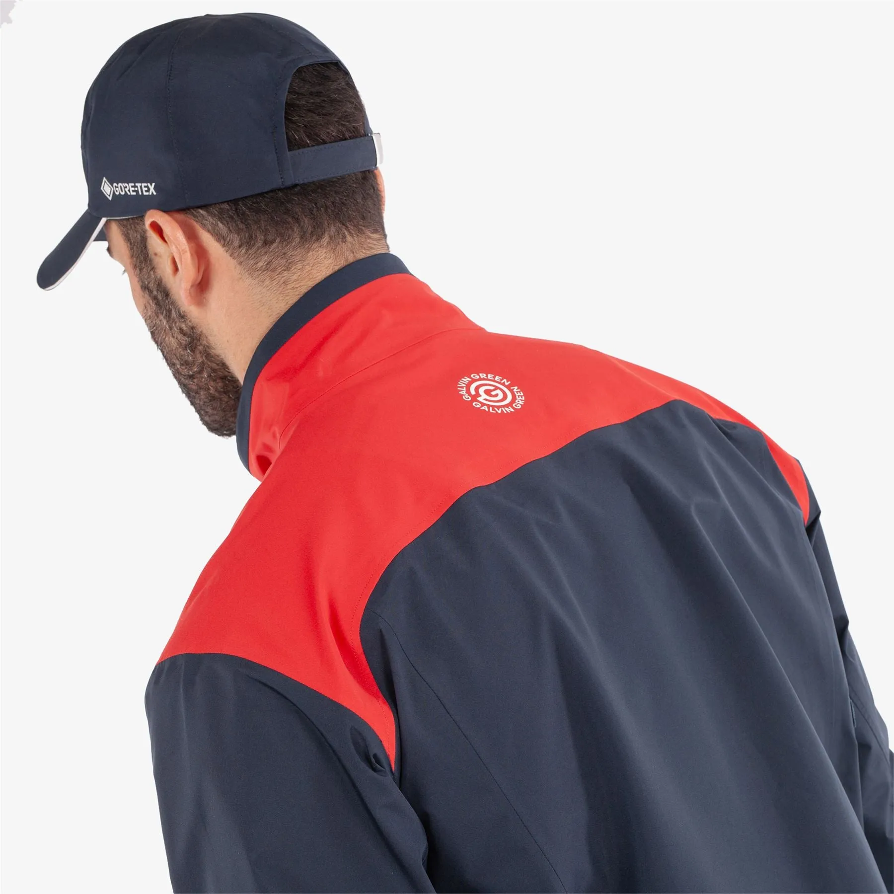 Anton GORE-TEX Waterproof Jacket Navy/Red - 2024