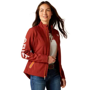 Ariat Womens New Team Softshell Jacket - Fired Brick