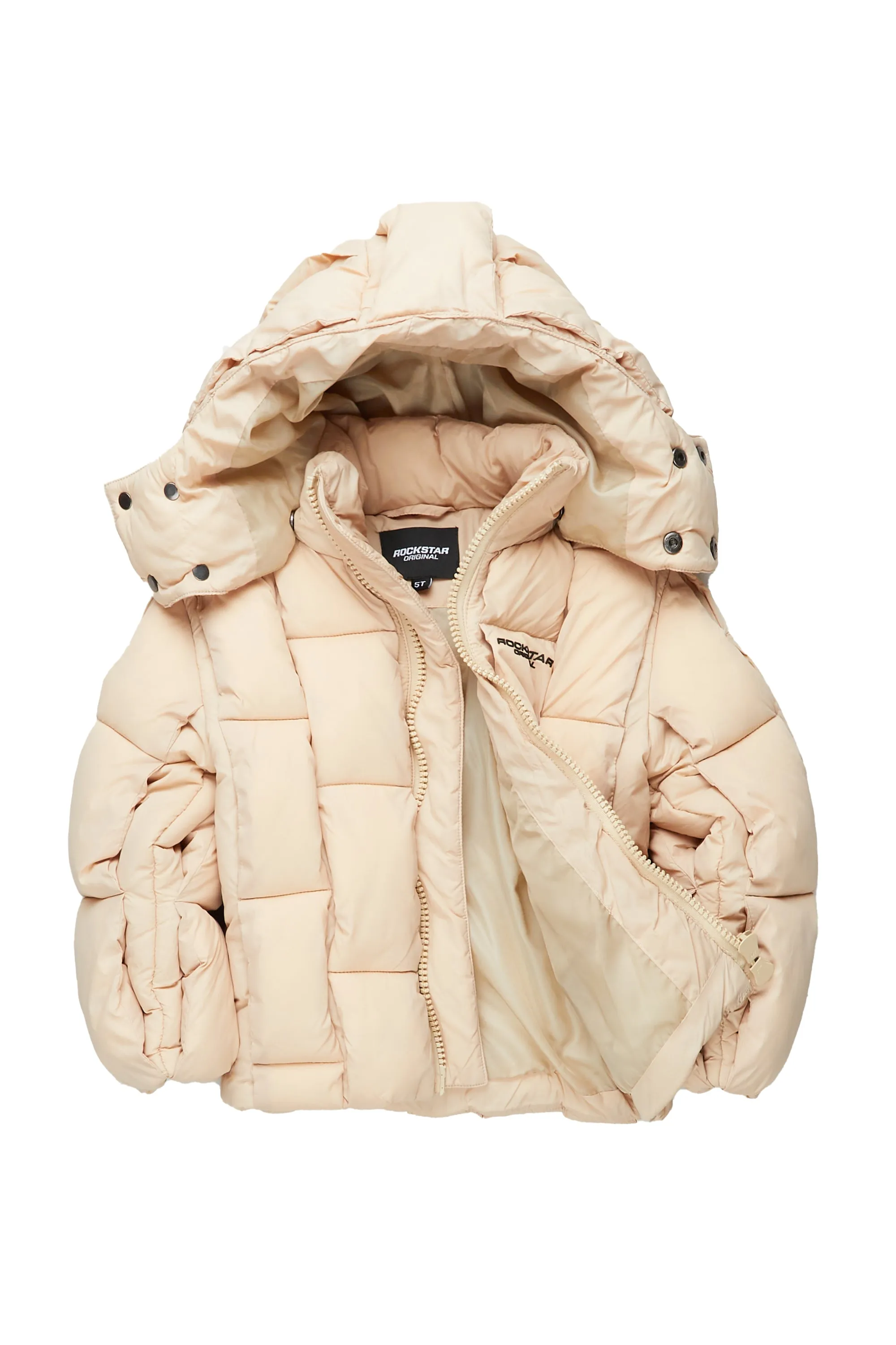 Boys Marley Beige Puffer Jacket