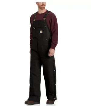 Carhartt Men's Loose Fit Firm Duck Insulted Bib Overall