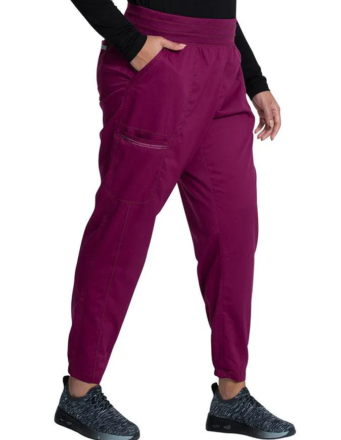 Cherokee Workwear Revolution Women's Natural Rise Tapered Leg Jogger Pant