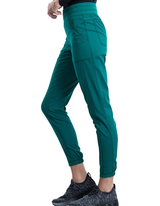 Cherokee Workwear Revolution Women's Natural Rise Tapered Leg Jogger Pant