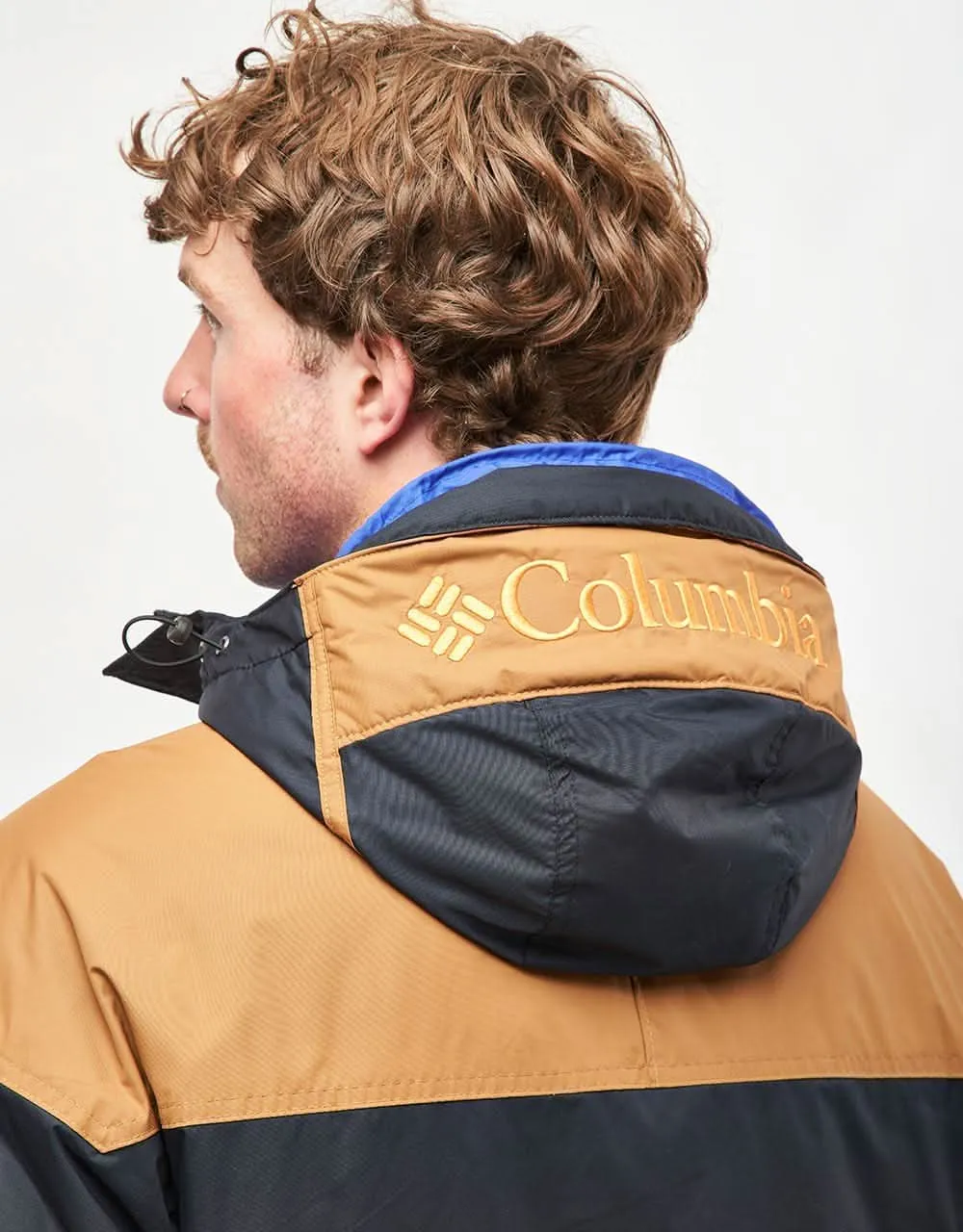 Columbia Challenger™ II Insulated Pullover Jacket - Black/Camel Brown