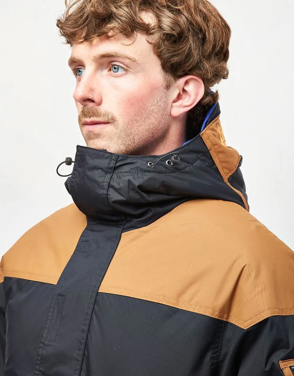 Columbia Challenger™ II Insulated Pullover Jacket - Black/Camel Brown