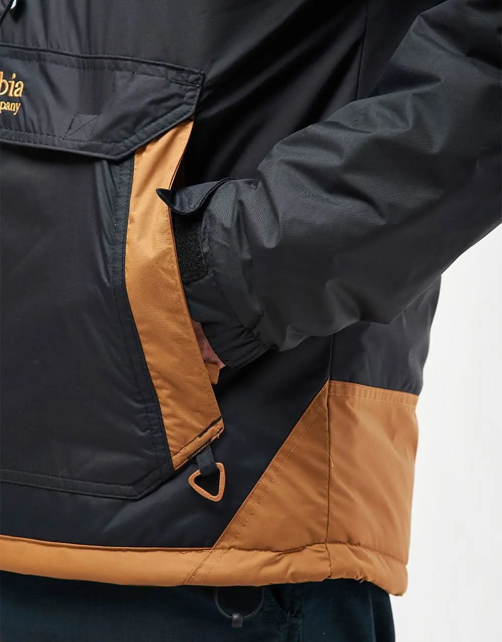 Columbia Challenger™ II Insulated Pullover Jacket - Black/Camel Brown