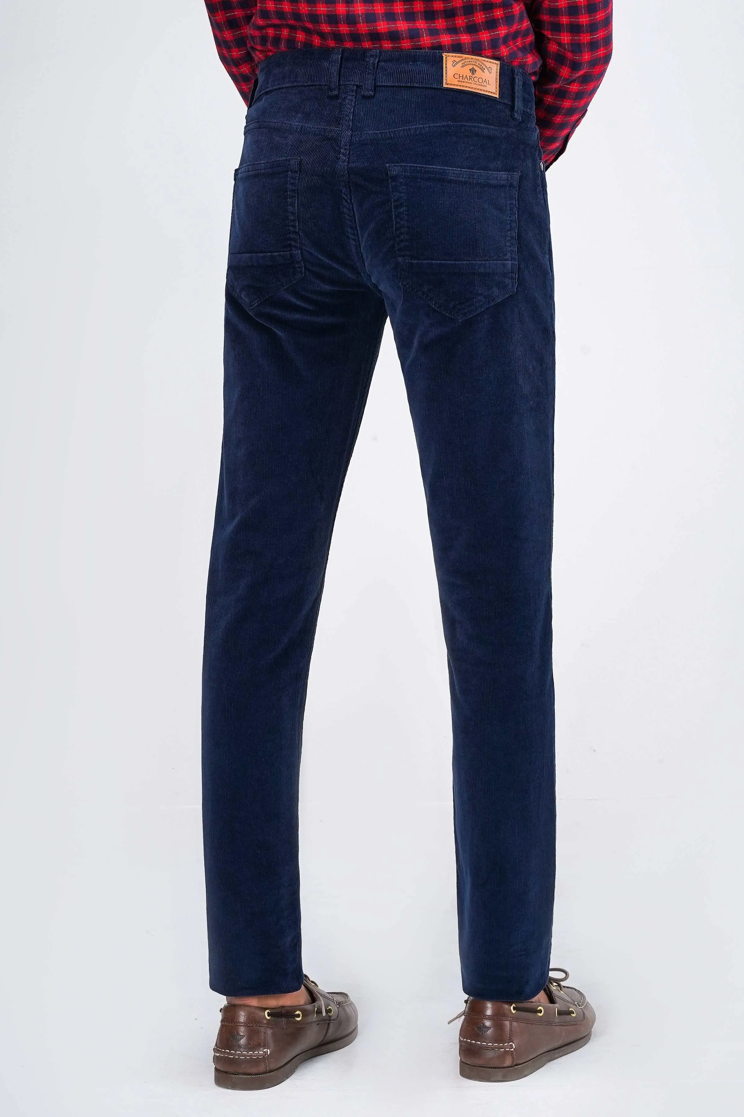 CORDUROY 5-POCKET PANT NAVY BLUE