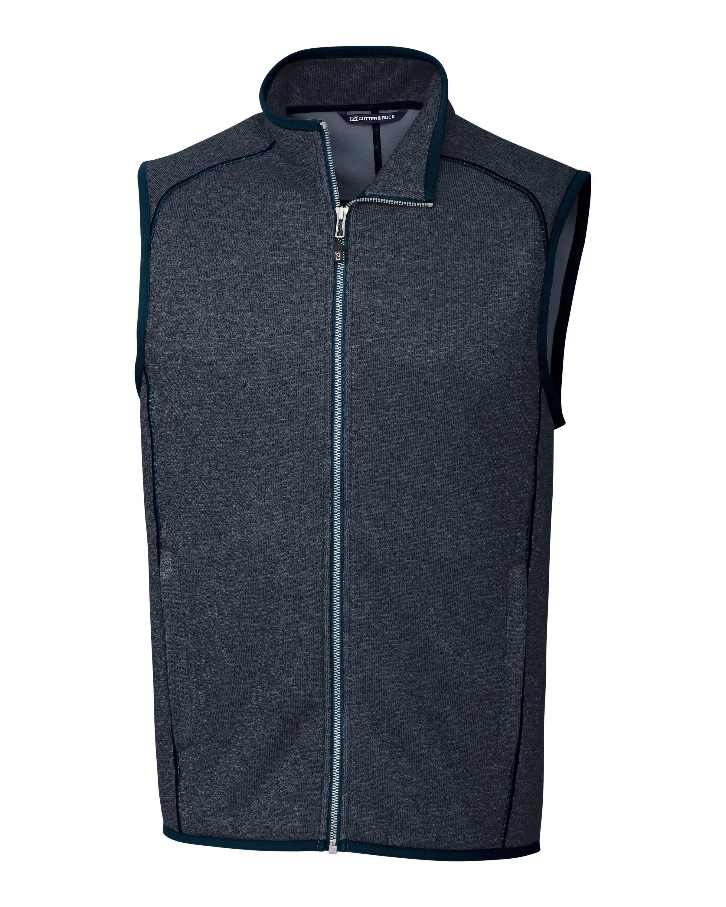 Cutter & Buck Mainsail Sweater-Knit Full Zip Vest