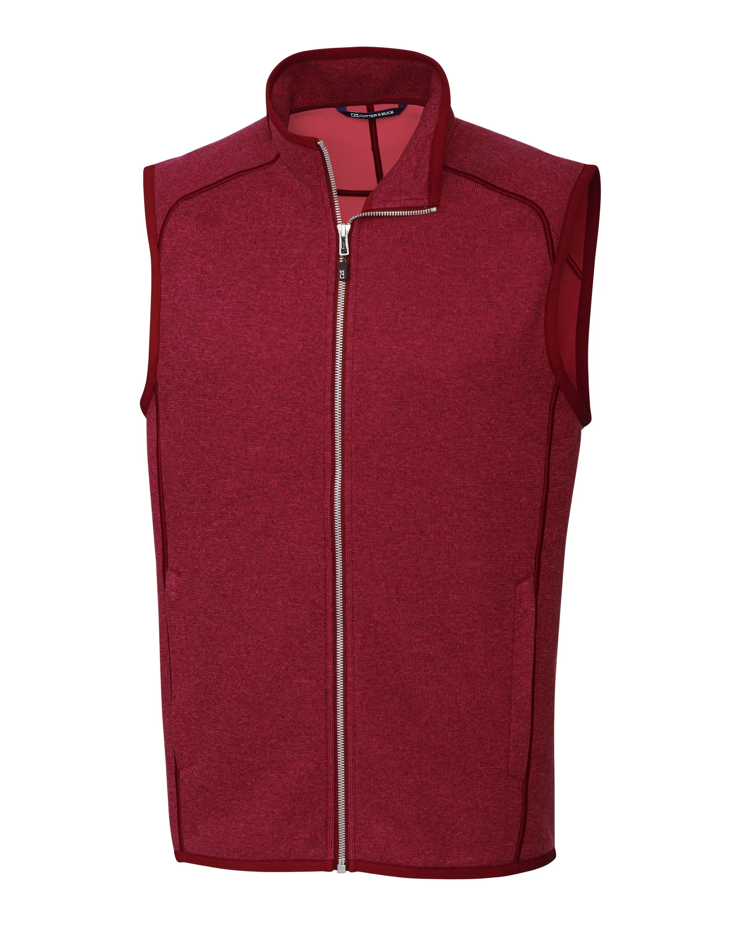 Cutter & Buck Mainsail Sweater-Knit Full Zip Vest