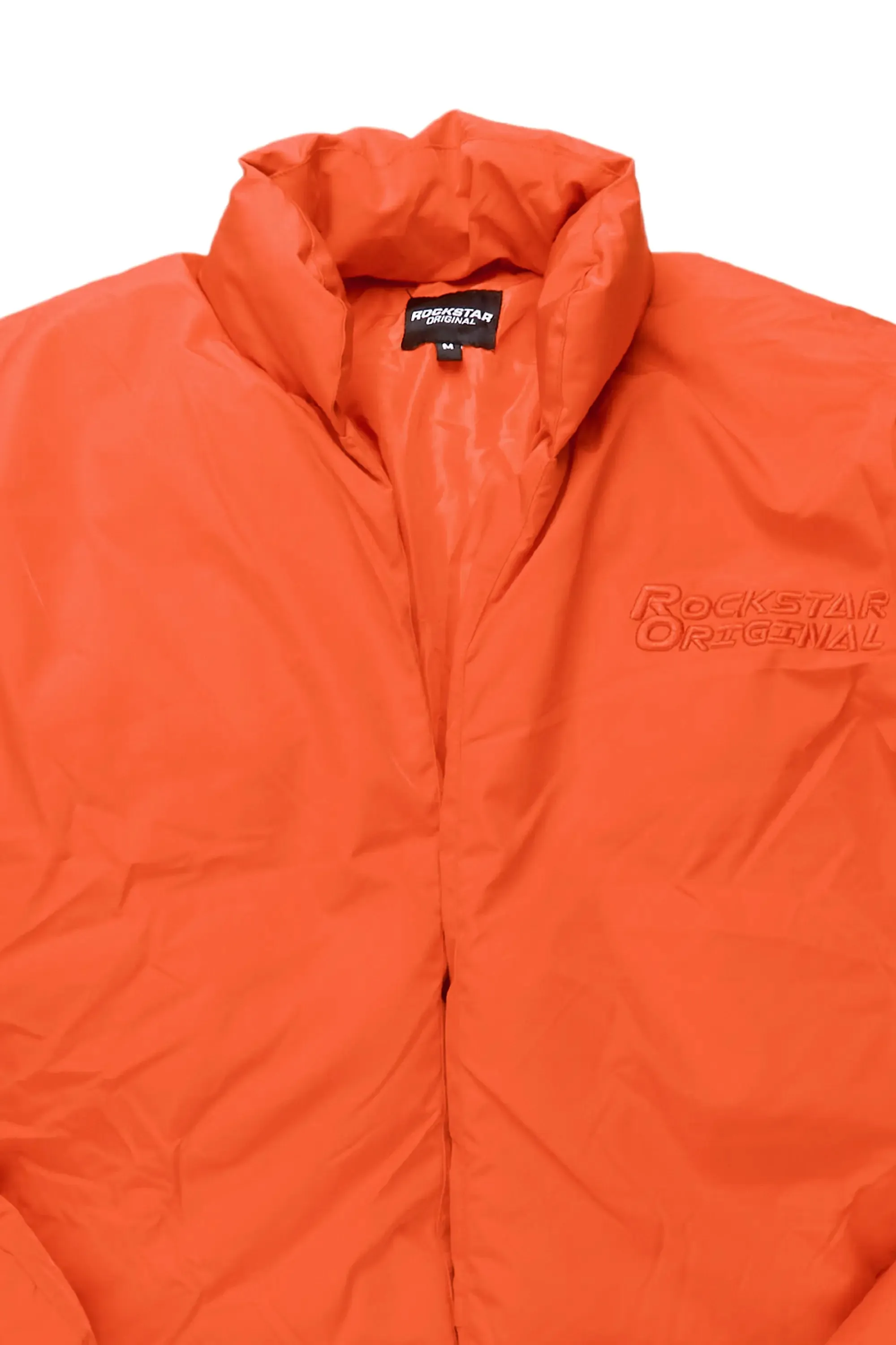 Damien Orange Puffer Jacket