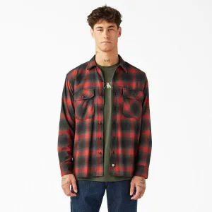 Dickies Skateboarding x Spitfire Wheels Flannel Shirt Red Ochre