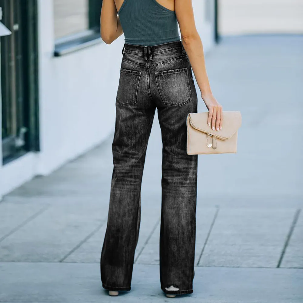 elveswallet Boldly You Wash Wide Leg Jeans