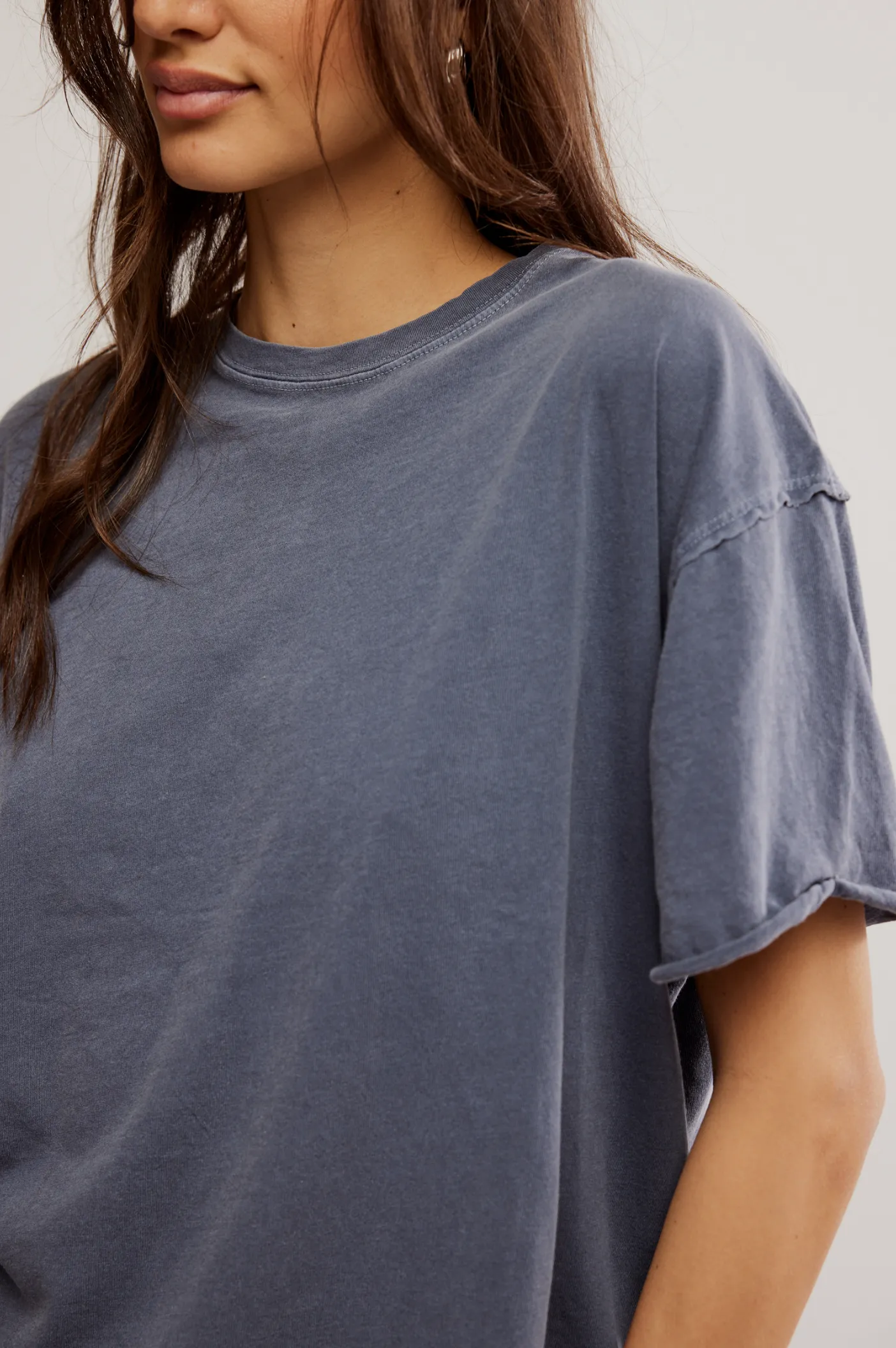 Free People Nina Basic Tee in Big Dipper