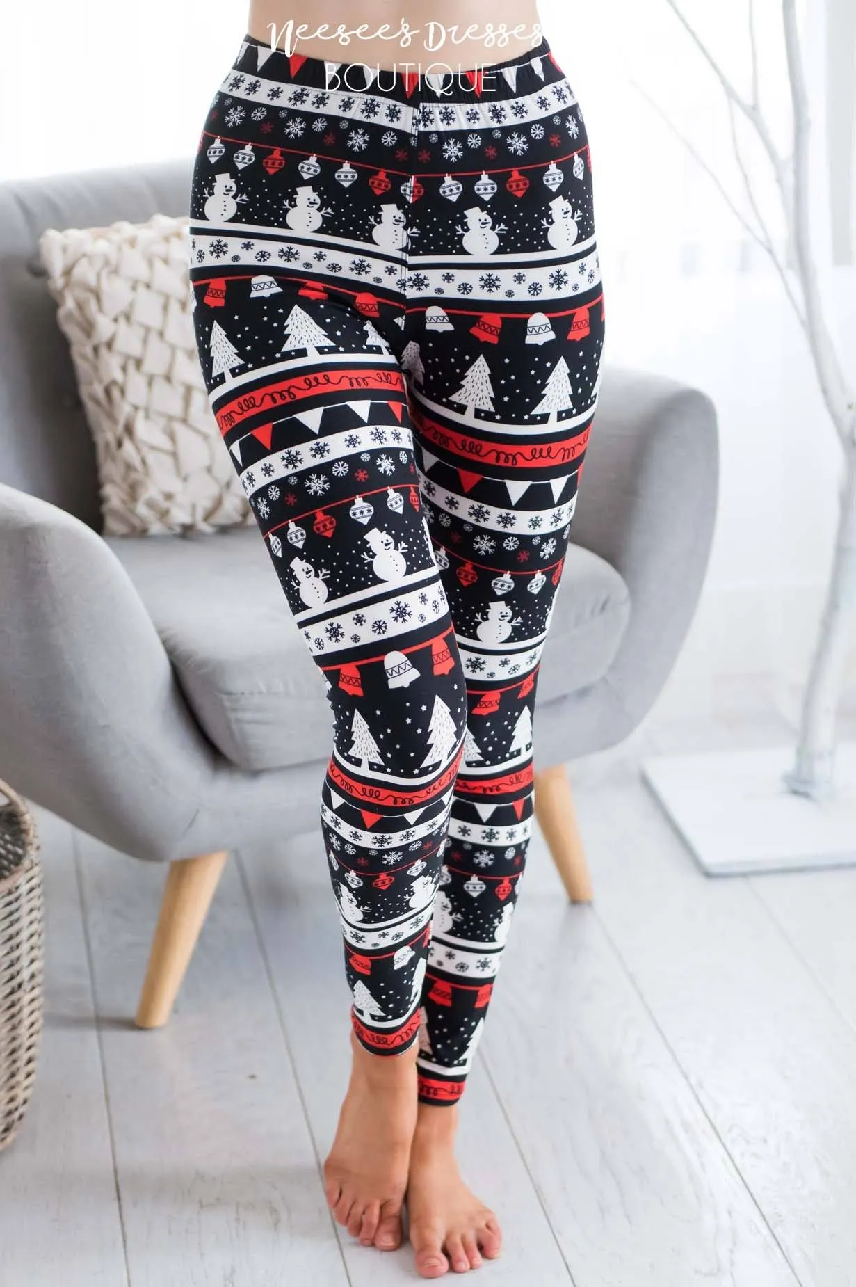 Frosty the Snowman Christmas Leggings