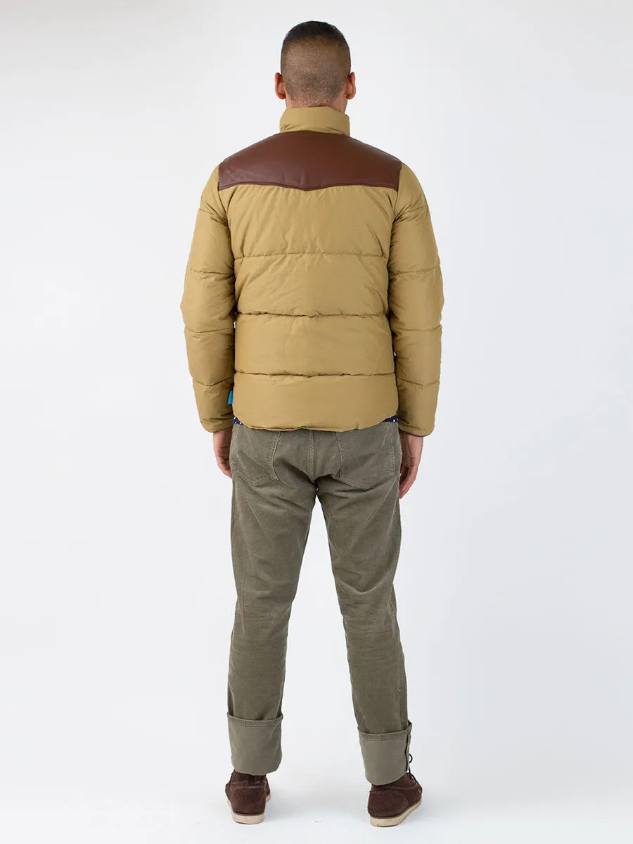 Gillman Down Insulated Jacket in Tan