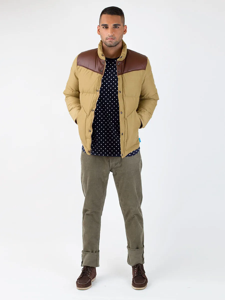 Gillman Down Insulated Jacket in Tan