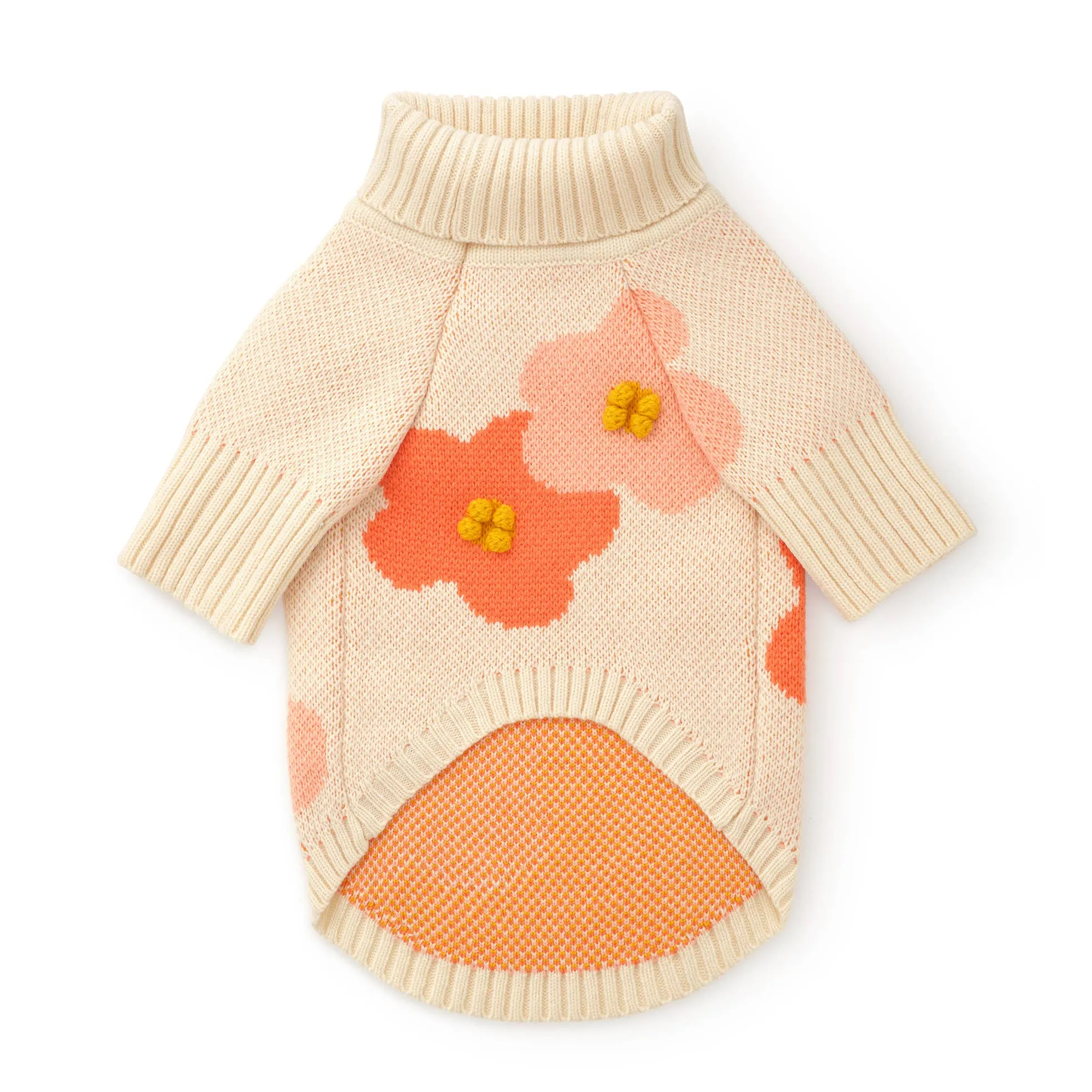 in bloom spring dog sweater - 1 xxs left!