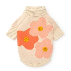 in bloom spring dog sweater - 1 xxs left!