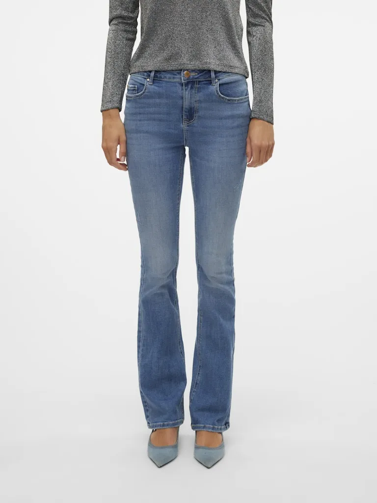 jeans med bootcut vmflash flared pocket jeans