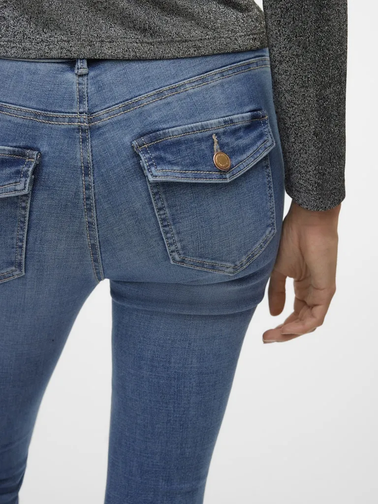 jeans med bootcut vmflash flared pocket jeans