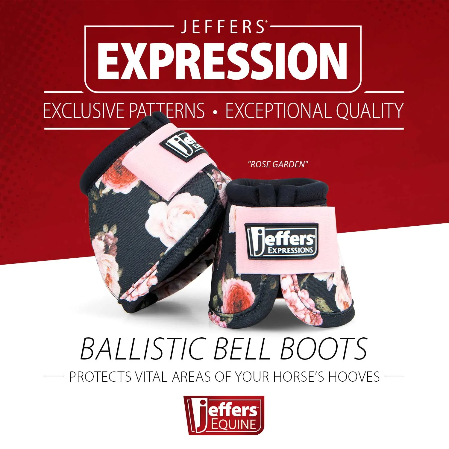 Jeffers Expression Ballistic Bell Boots for Horses