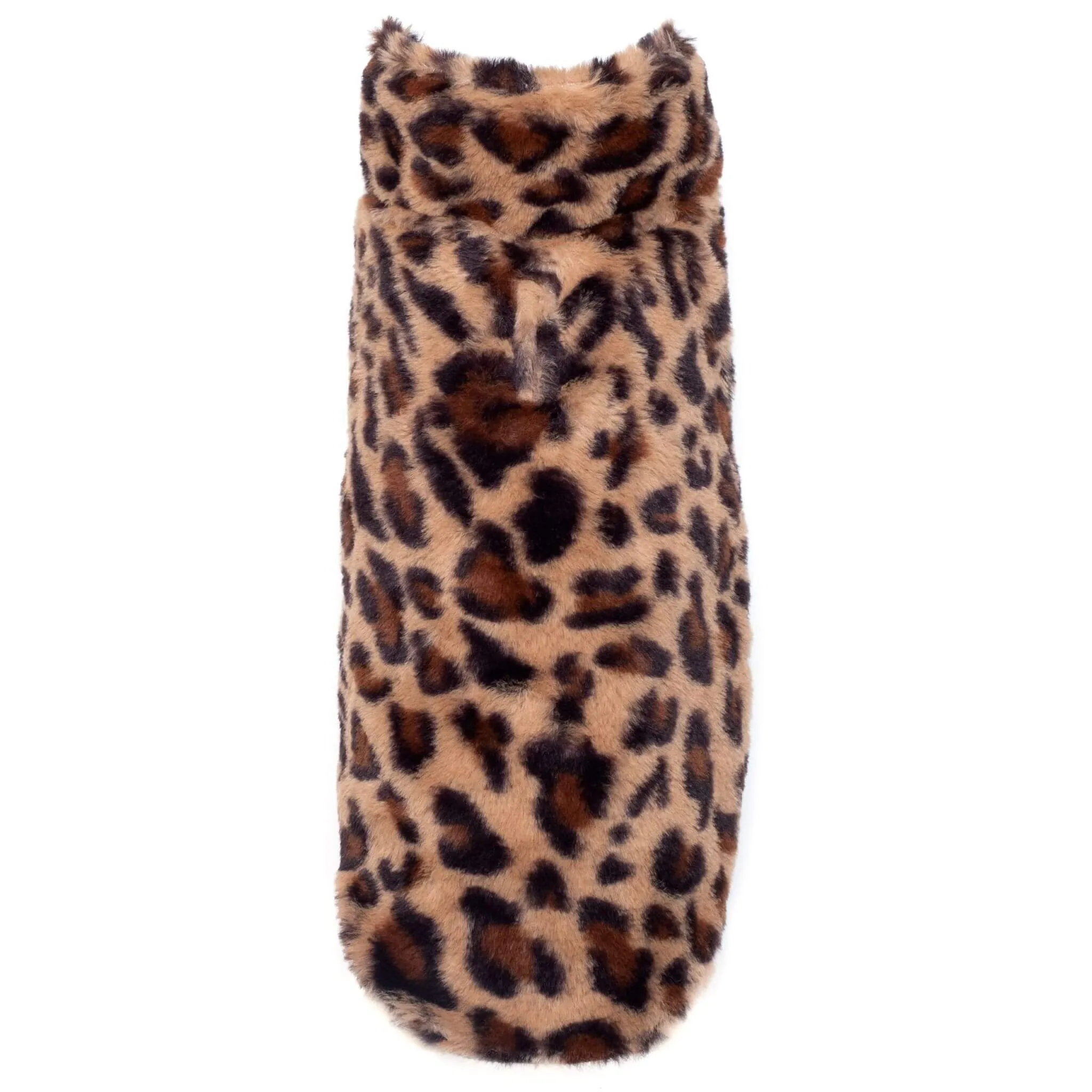 Leopard Faux Fur Dog Coat