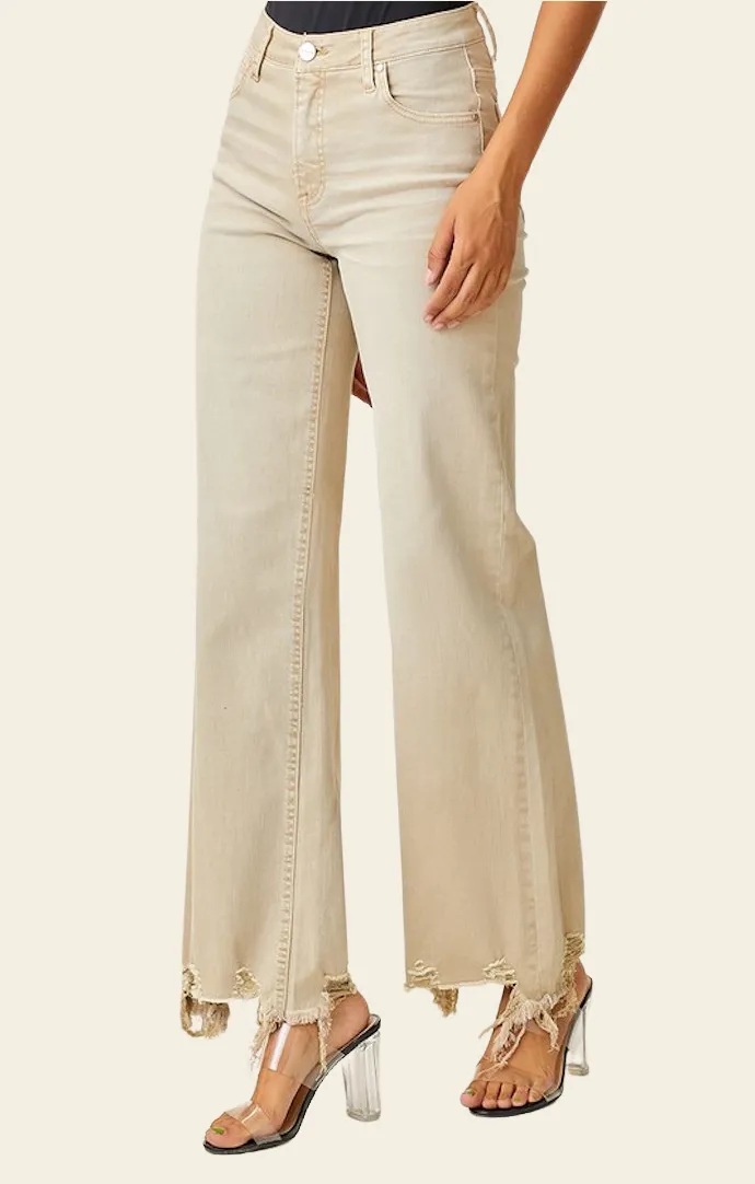 Liv Khaki High Rise Jeans