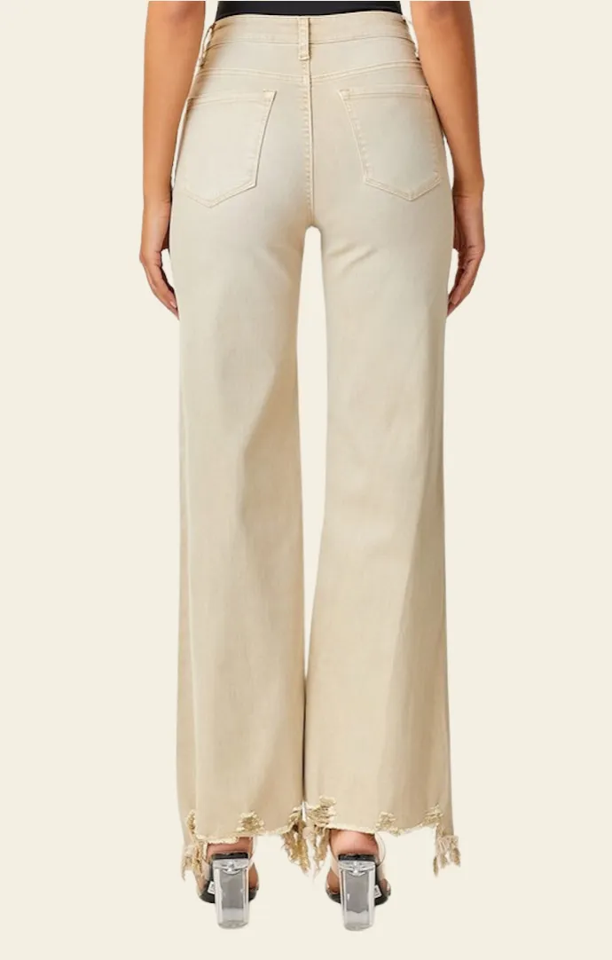 Liv Khaki High Rise Jeans