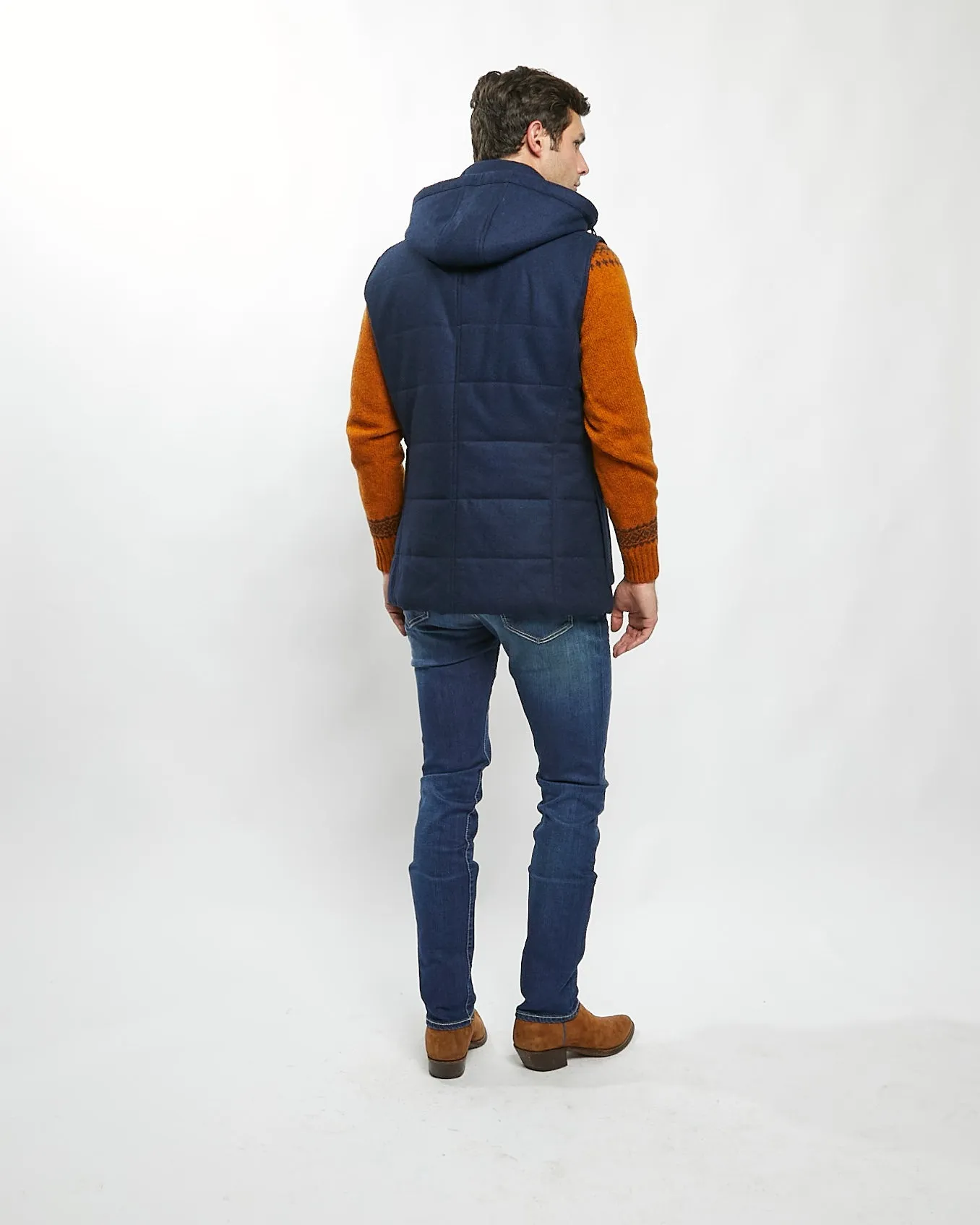 Maund Gilet in Navy