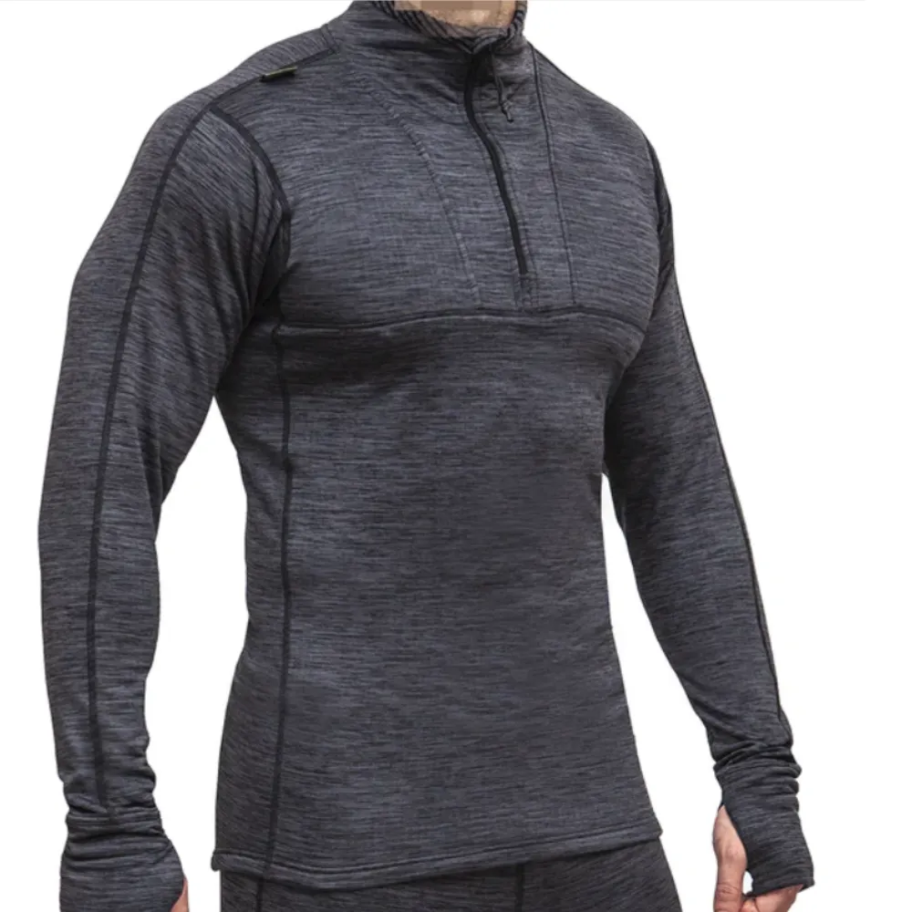 Men's Thermal Shirt “Snow Shield” Extra Warm Black