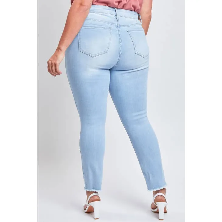 MISSY ROYALTY FOR ME PLUS SIZE SKINNY HIGH-RISE ANKLE JEAN