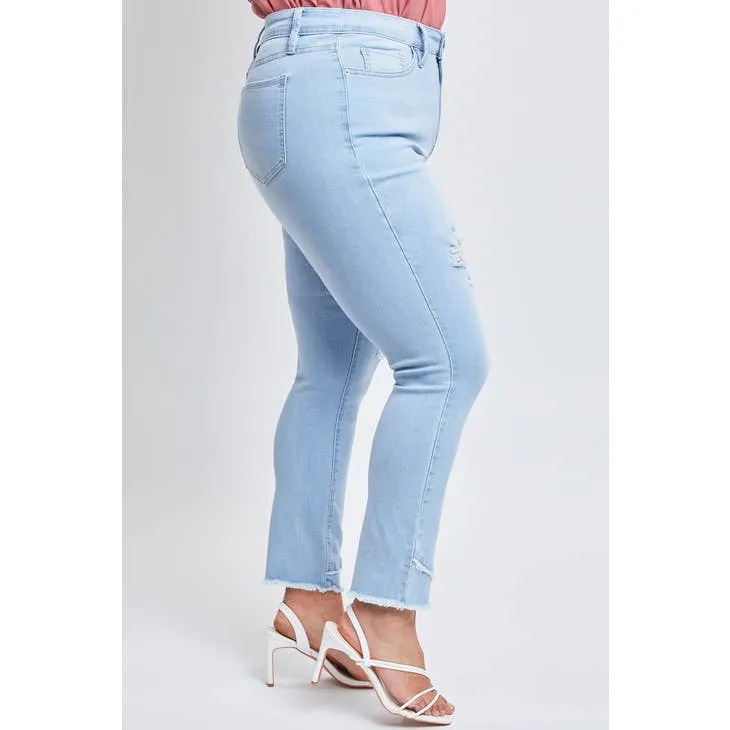 MISSY ROYALTY FOR ME PLUS SIZE SKINNY HIGH-RISE ANKLE JEAN