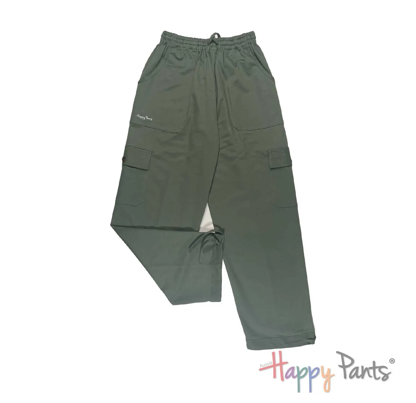 Olive Happy Pants for Men