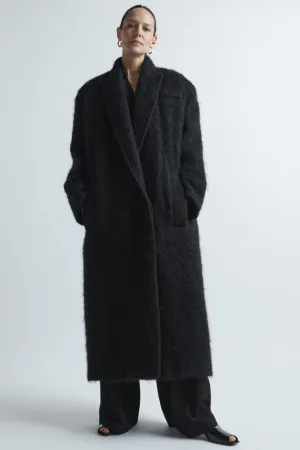 Oversized Mohair And Wool-blend Overcoat