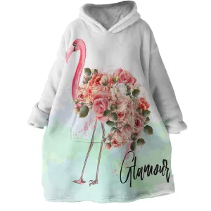 Pink Glamour Wearable Blanket Hoodie