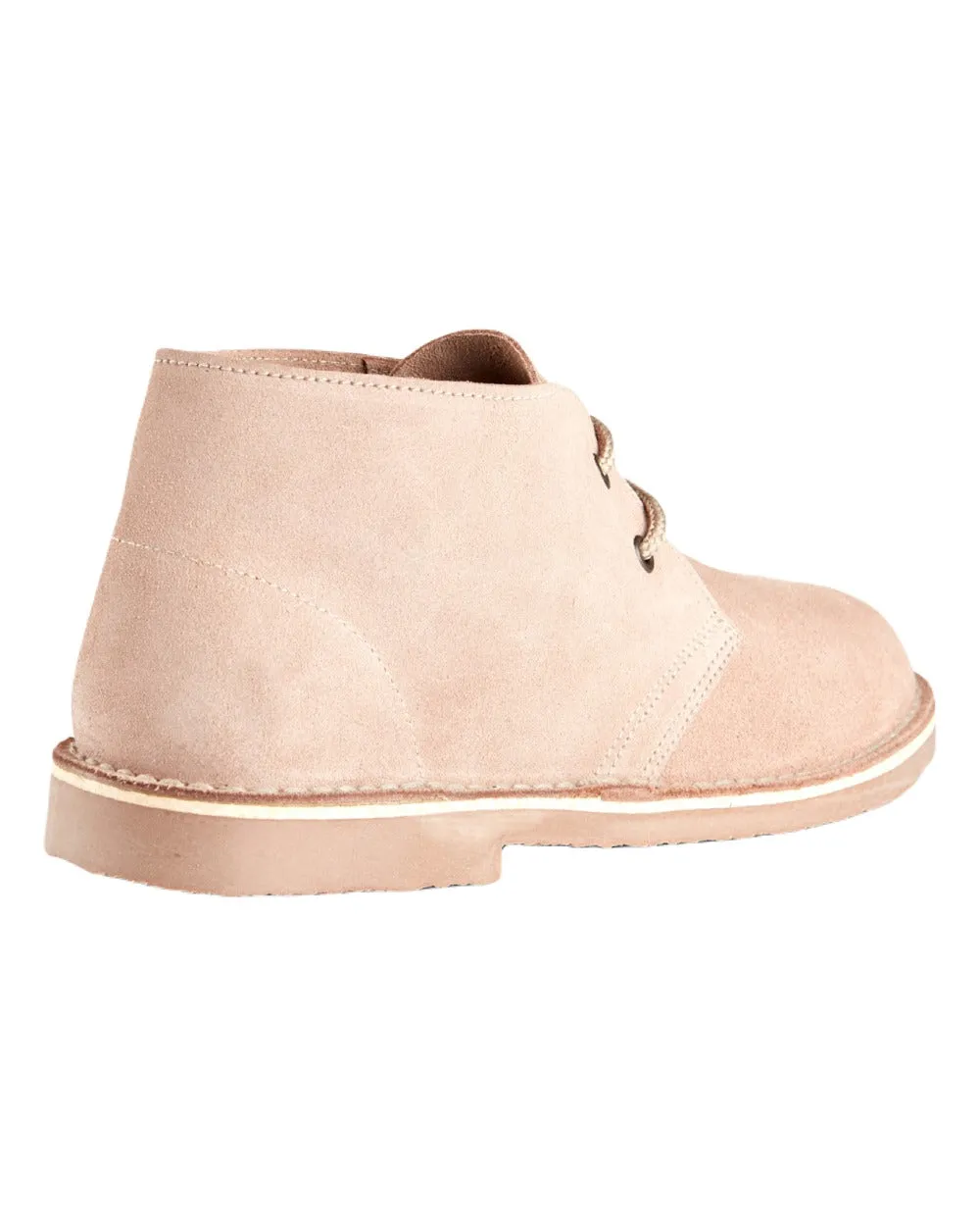 Roamers Womens 2 Eye Desert Real Suede Boots