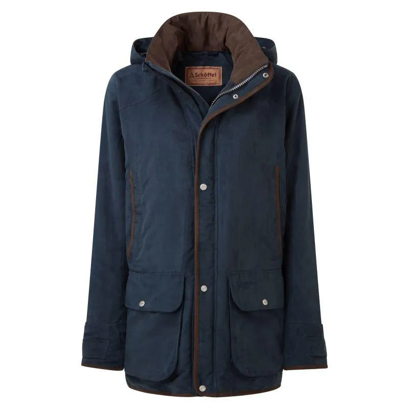 Schoffel Oundle Mens Country Waterproof Coat - Navy