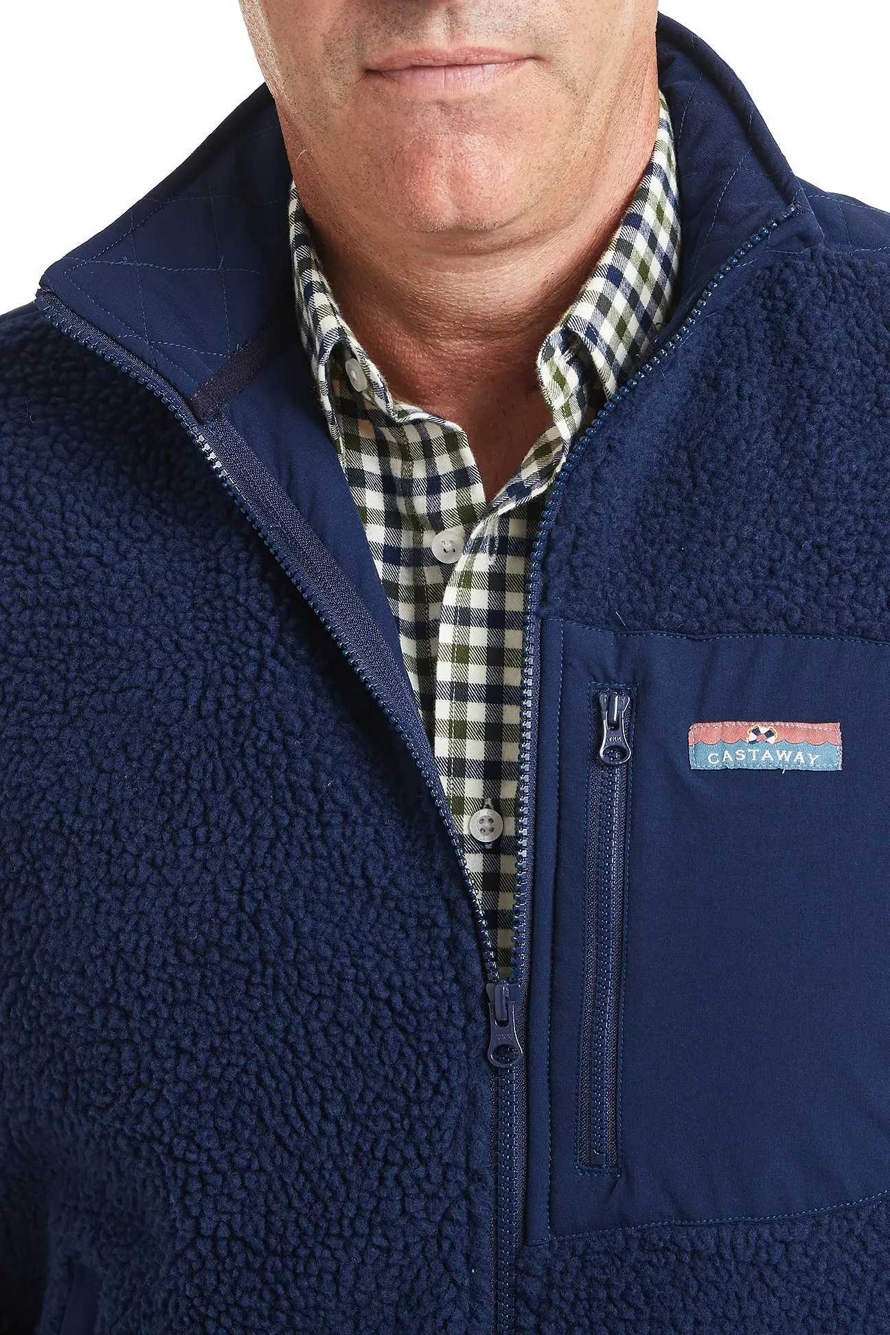 Sherpa Vest Nantucket Navy