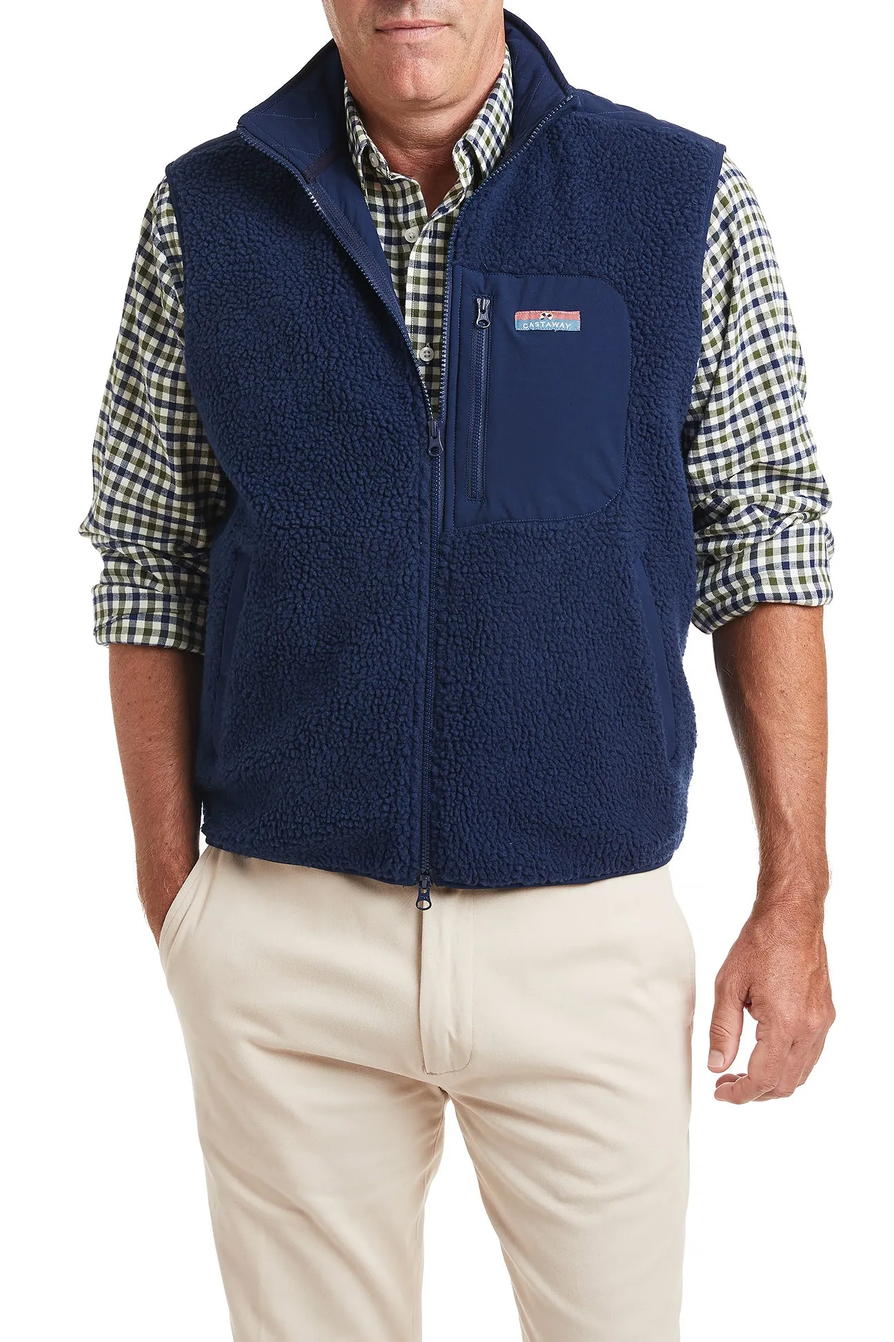 Sherpa Vest Nantucket Navy