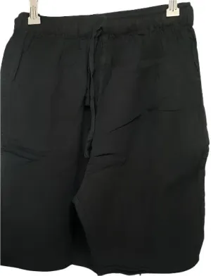 Short Pants Drawstring Black Women's L0008