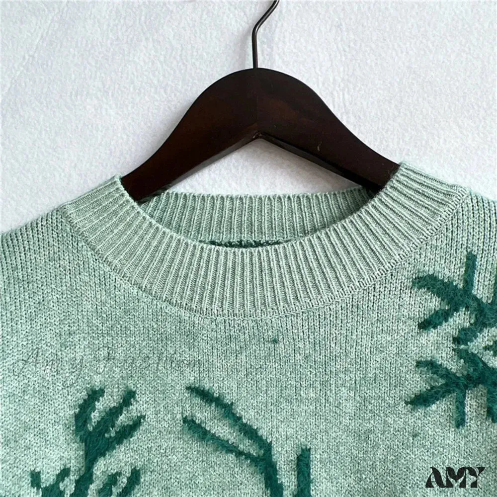 Soft Knitted Christmas Sweater - Warm Casual Pullover