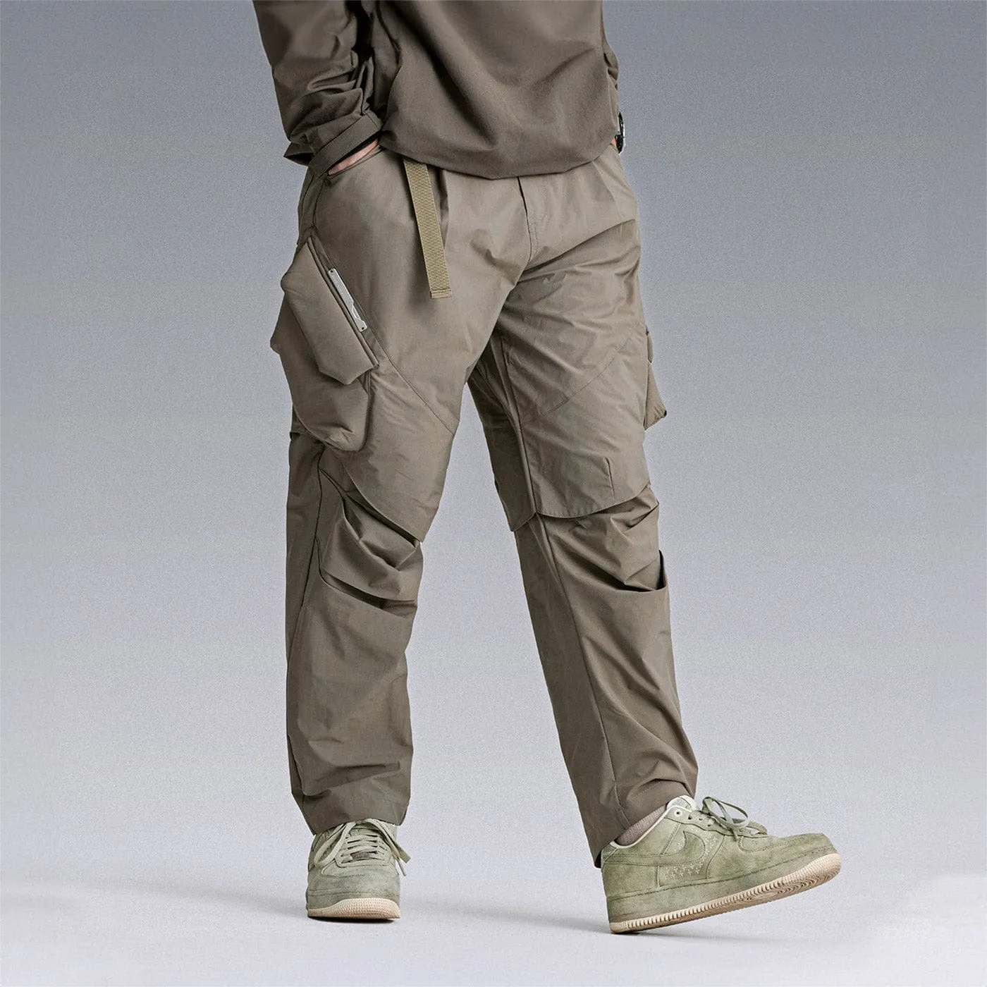 Tactical Cargo Crinkled Pants