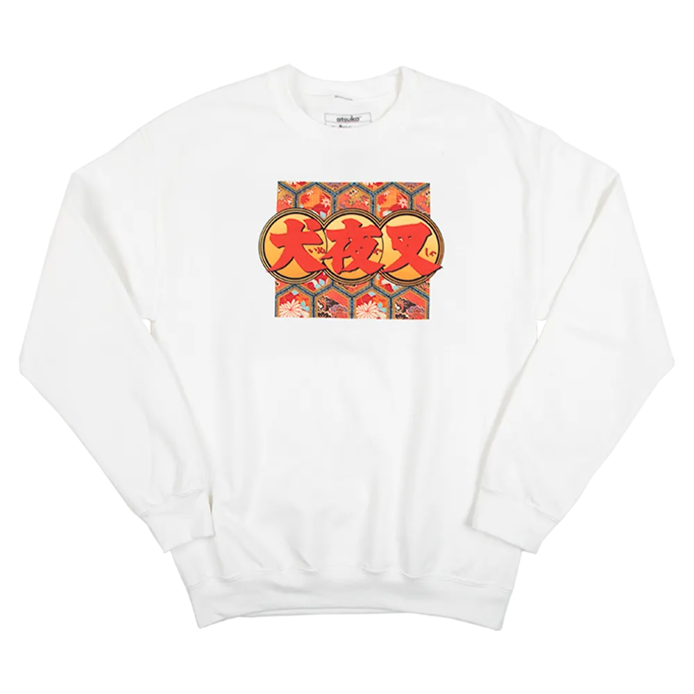 Team Inuyasha White Crew Neck Sweatshirt