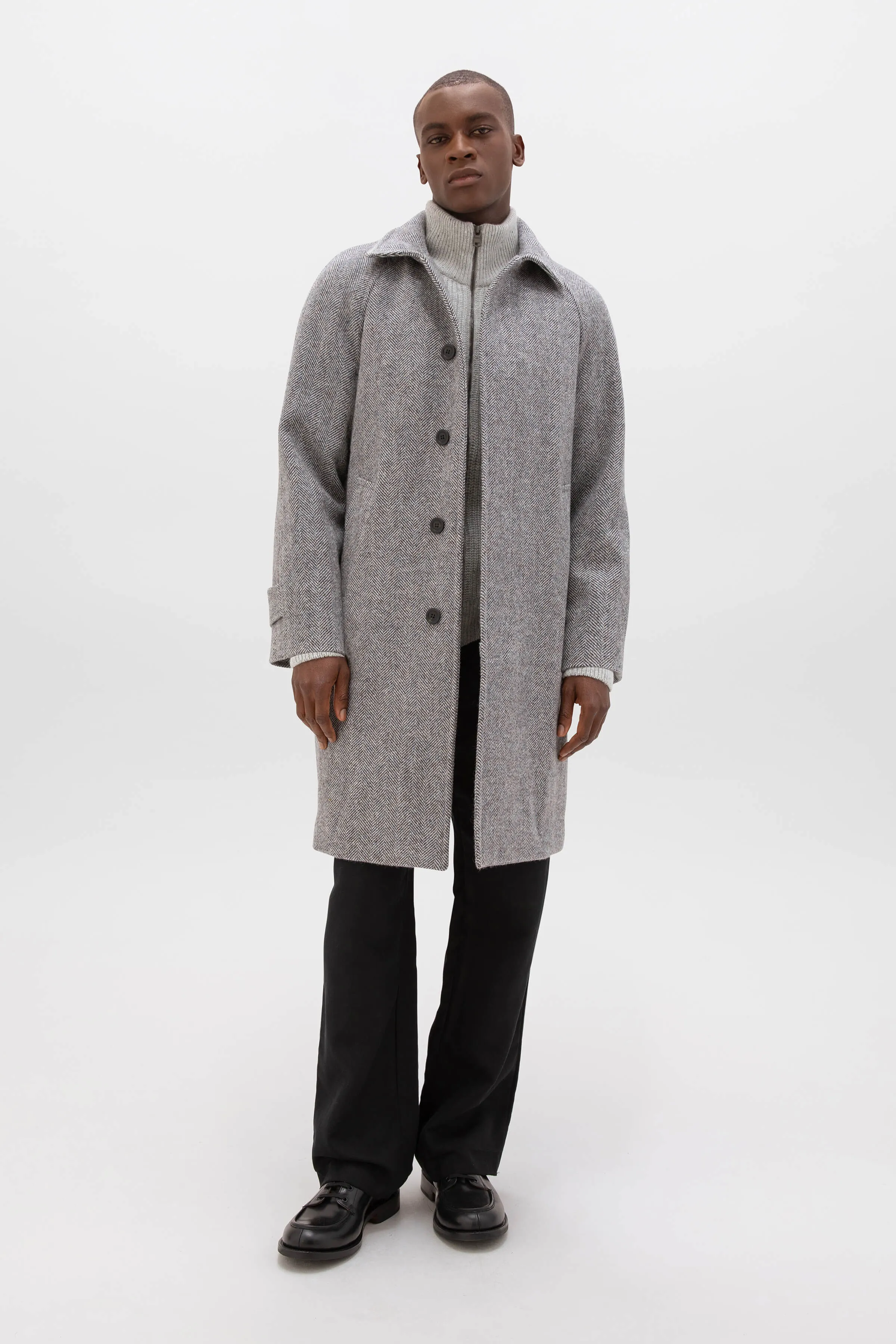 'The Balmacaan' Men's Coat | Storm