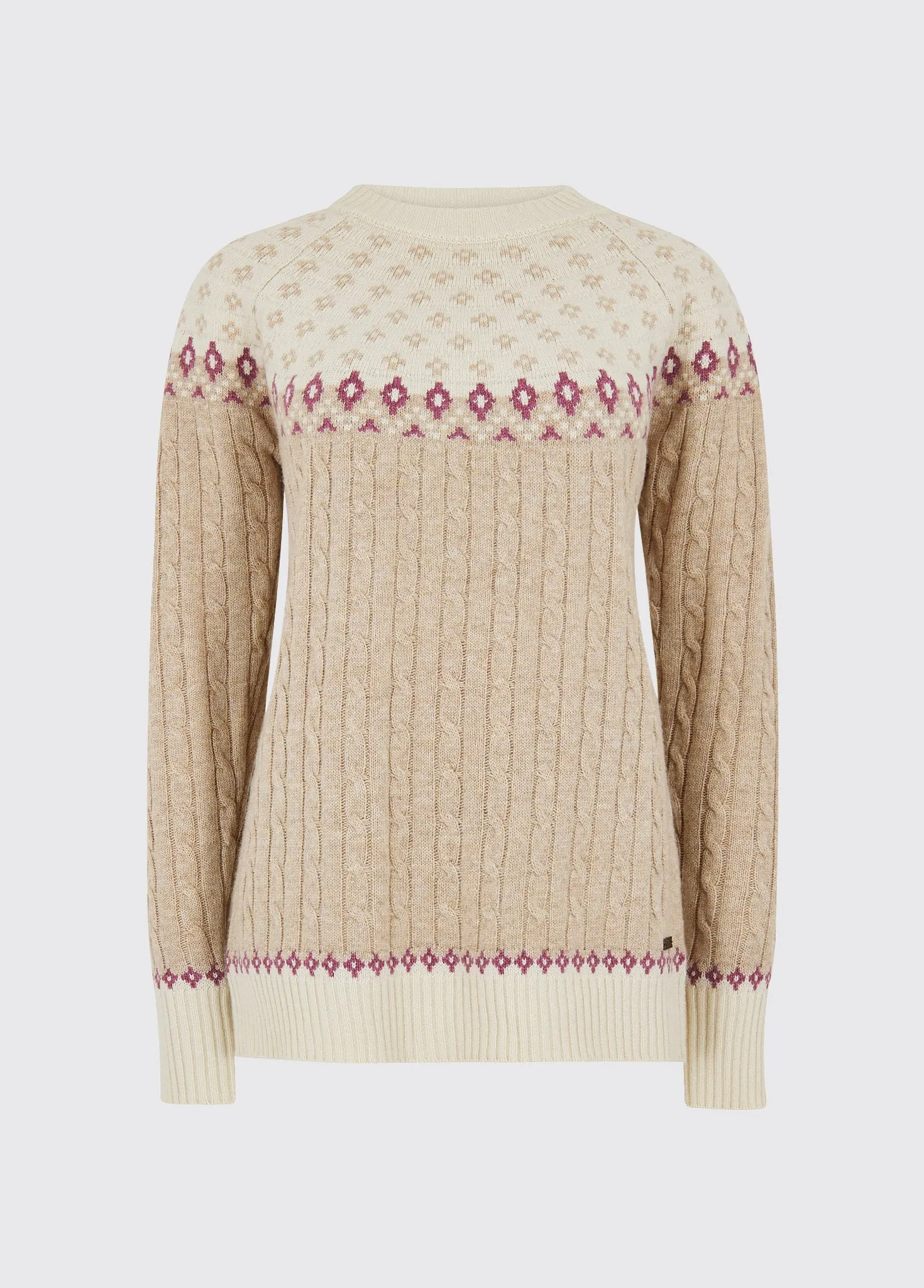 Thornfield Women’s Fair Isle knit - Oat