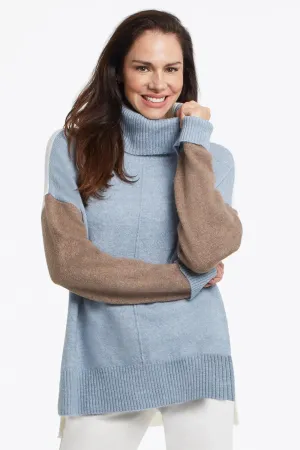 Tribal | Color Block Turtleneck | Women's